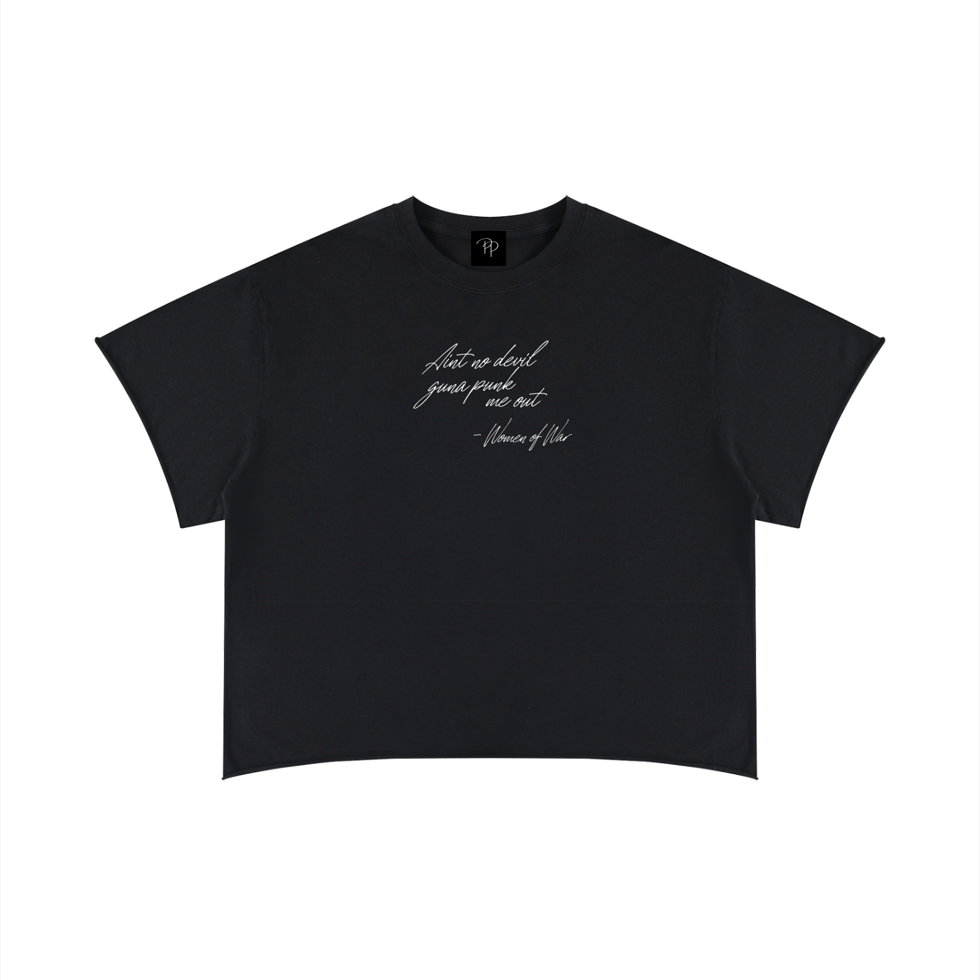 AINT NO DEVIL RAW EDGE TEE