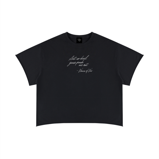 AINT NO DEVIL RAW EDGE TEE