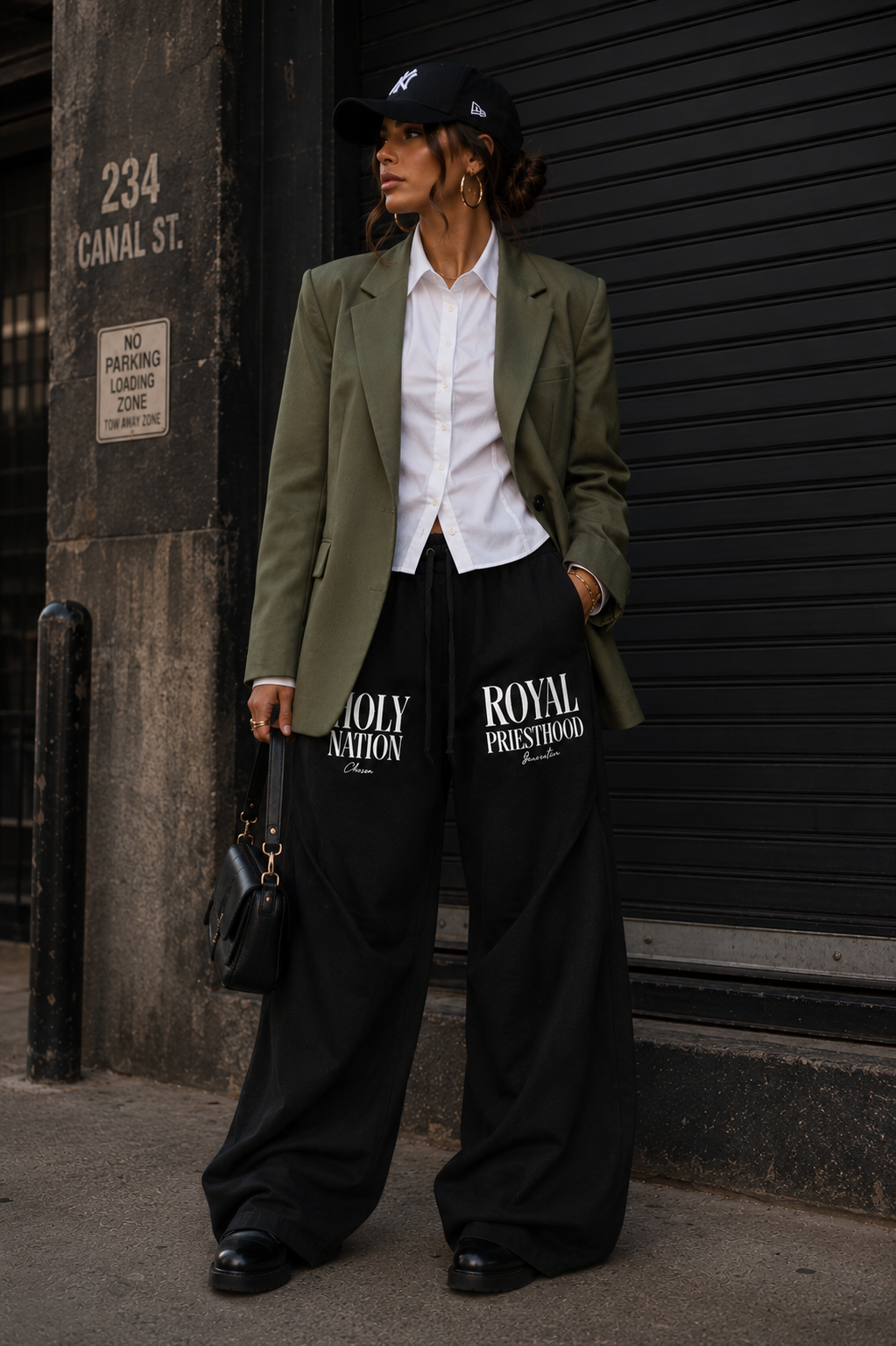 HOLY NATION WIDE LEG SWEATS